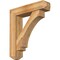 Ekena Millwork Imperial Craftsman Rough Sawn Bracket w/ Offset Brace, Western Red Cedar, 8"W x 34"D x 38"H BKT0806X34X38IMP04RWR - alternate 1